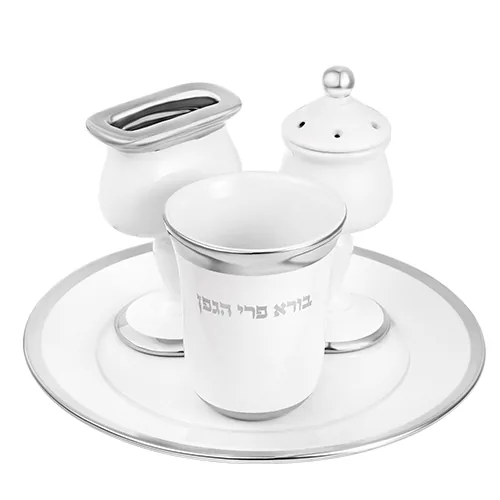 סט הבדלה מהודר מקרמיקה 20 ס"מ — תמונה 1