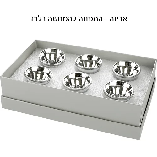סט ליקר 6 כוסיות קריסטל זהב 6 ס"מ — תמונה 2