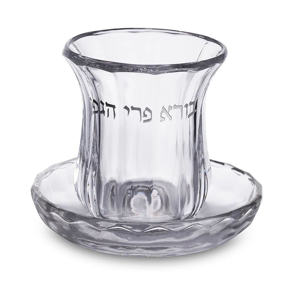 גביע קריסטל מהודר ללא רגל 9 ס"מ תכולה 100 מ"ל