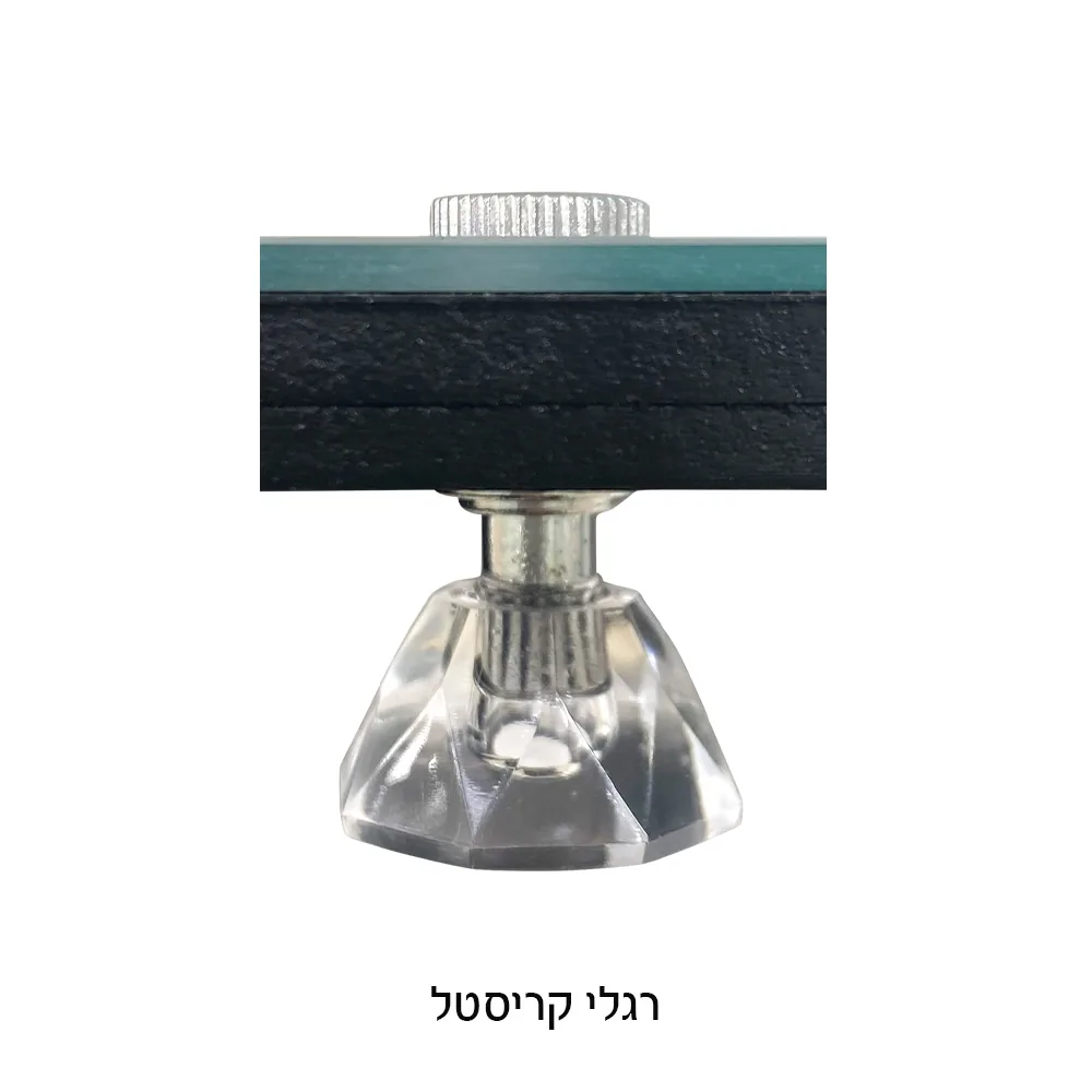 מגש זכוכית מהודר עם מראה ונצנצים 35X23 ס"מ — תמונה 4