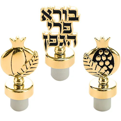 סטנד מעורב זהב פקק לבקבוק יין 12 יח — תמונה 2