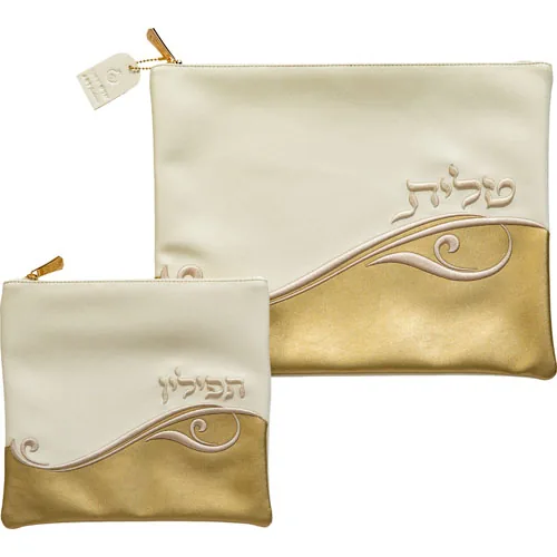 סט טלית תפילין רקמה בולטת