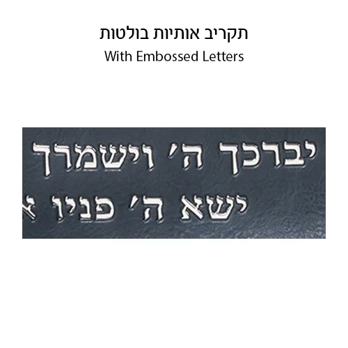 תיק מפואר לטלית גדול תפילין עם ידית 31X41 ס"מ — תמונה 2