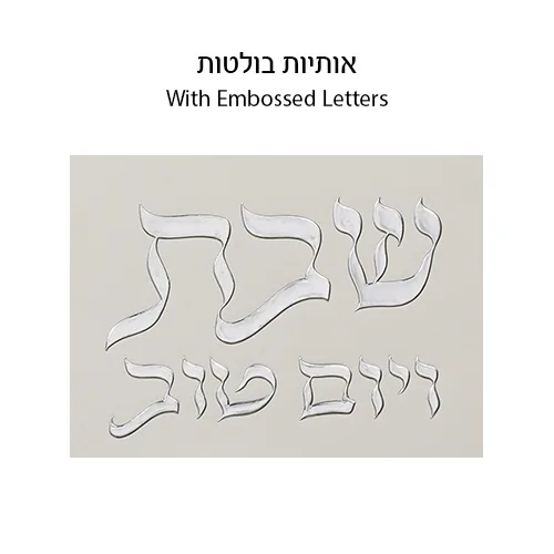 כיסוי חלה מהודר דמוי עור לבן וכסף עם הבלטות 45x55 ס"מ — תמונה 2