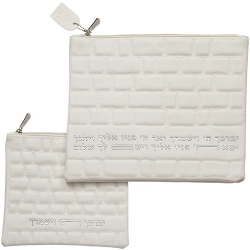 סט טלית תפילין מהודר דמוי עור 36X29 ס"מ