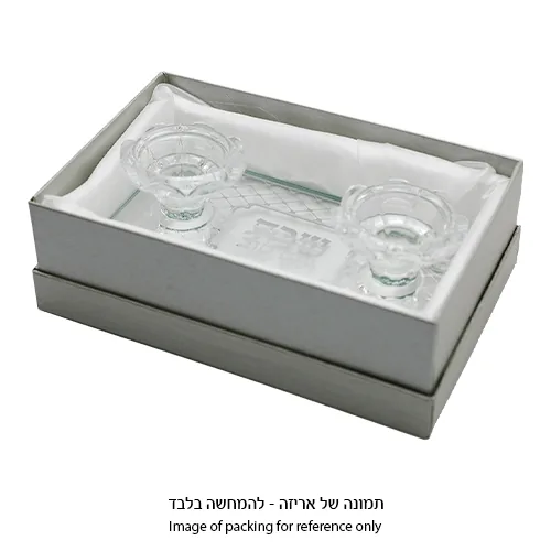 פמוטי זכוכית 17*10 ס"מ — תמונה 3
