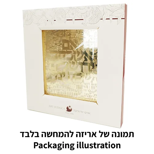 מסגרת אקריליק מהודרת עם פלקטה 19x25 ס"מ — תמונה 3