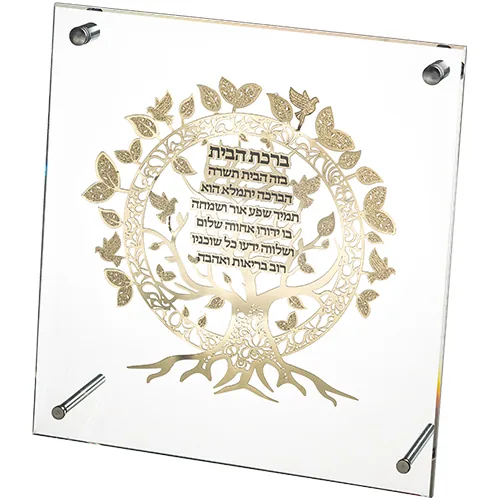 מסגרת אקריליק מהודרת עם פלקטה 23x24 ס"מ