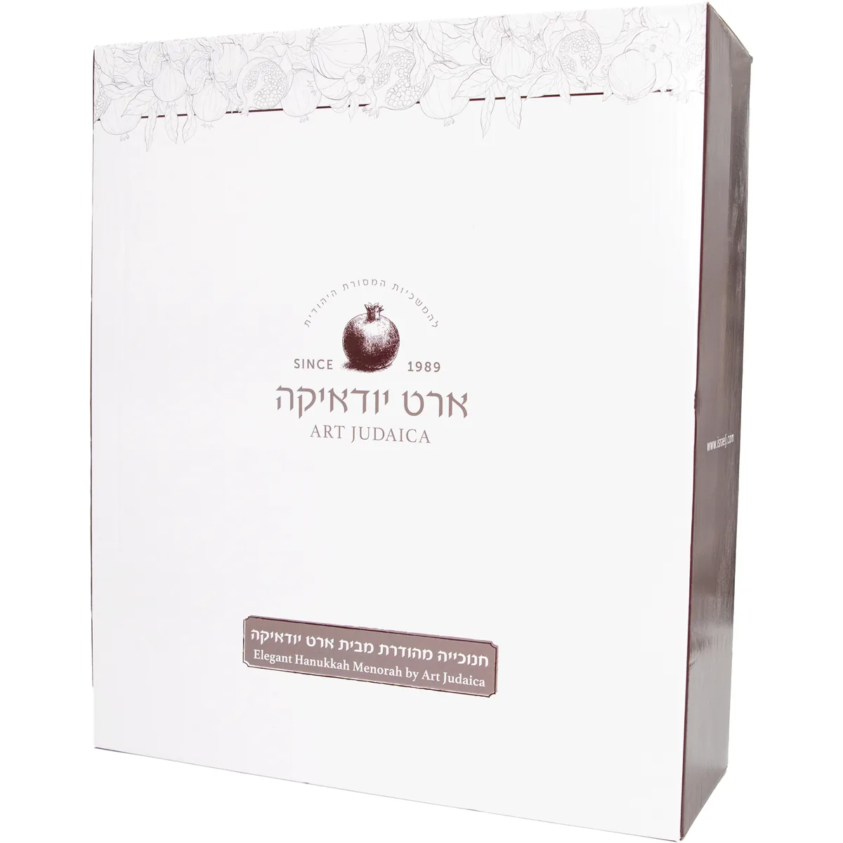 חנוכיה "אור הזהב" מתכת זהב 49סמ — תמונה 2