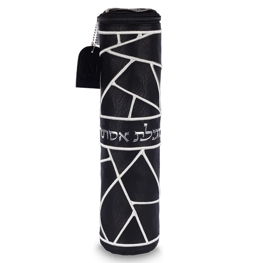 תיק למגילת אסתר פיו שחור 31 ס"מ