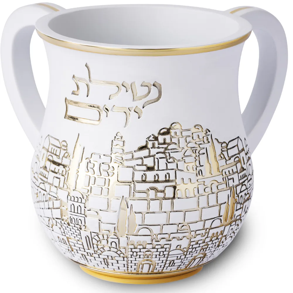נטלה מהודרת מפולימר ציפוי זהב 14 ס"מ