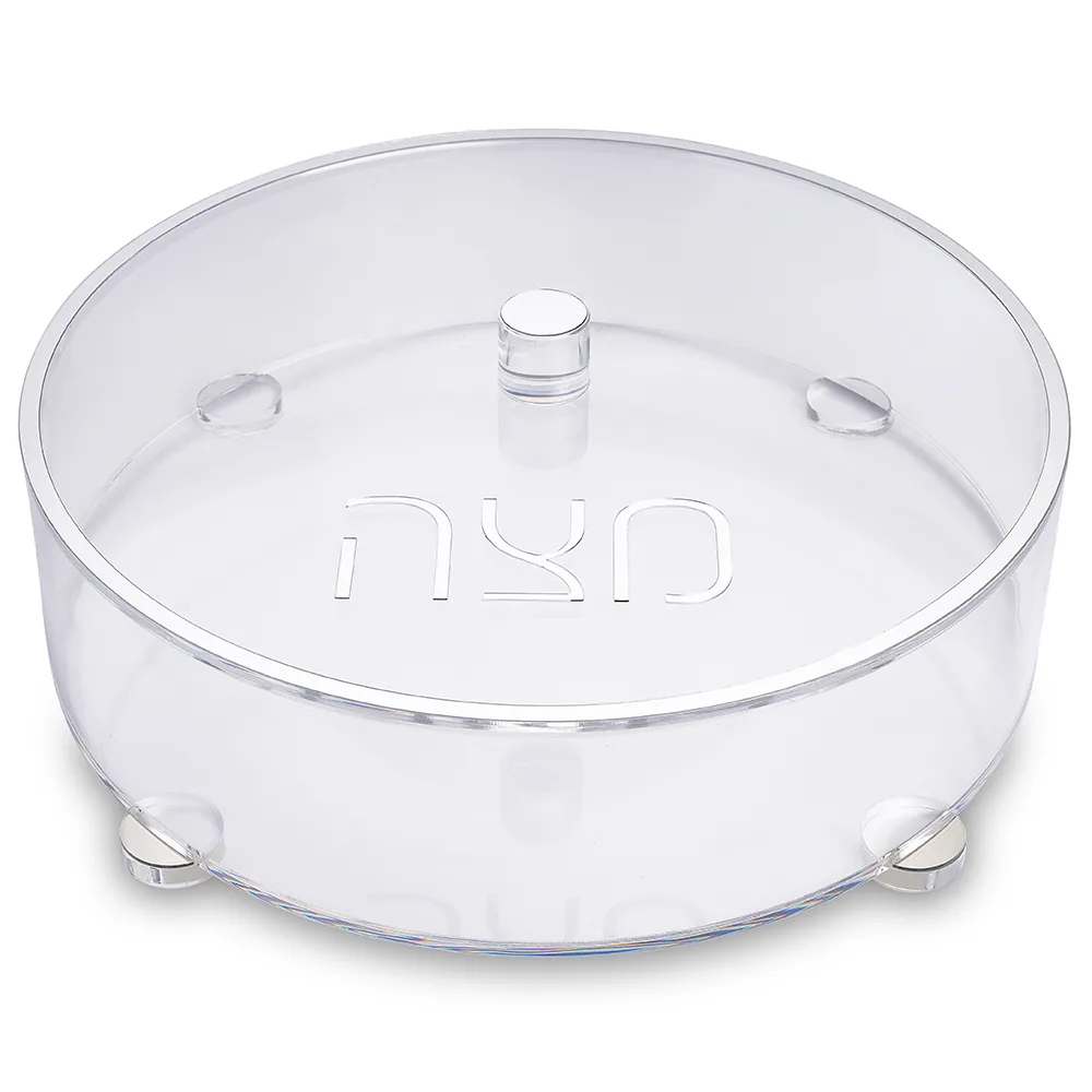 קופסא למצה עגולה מאקריליק 40 ס"מ