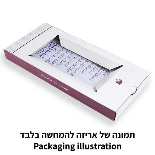 הדלקת נרות מלבן אקריליק מסגרת זהב — תמונה 2