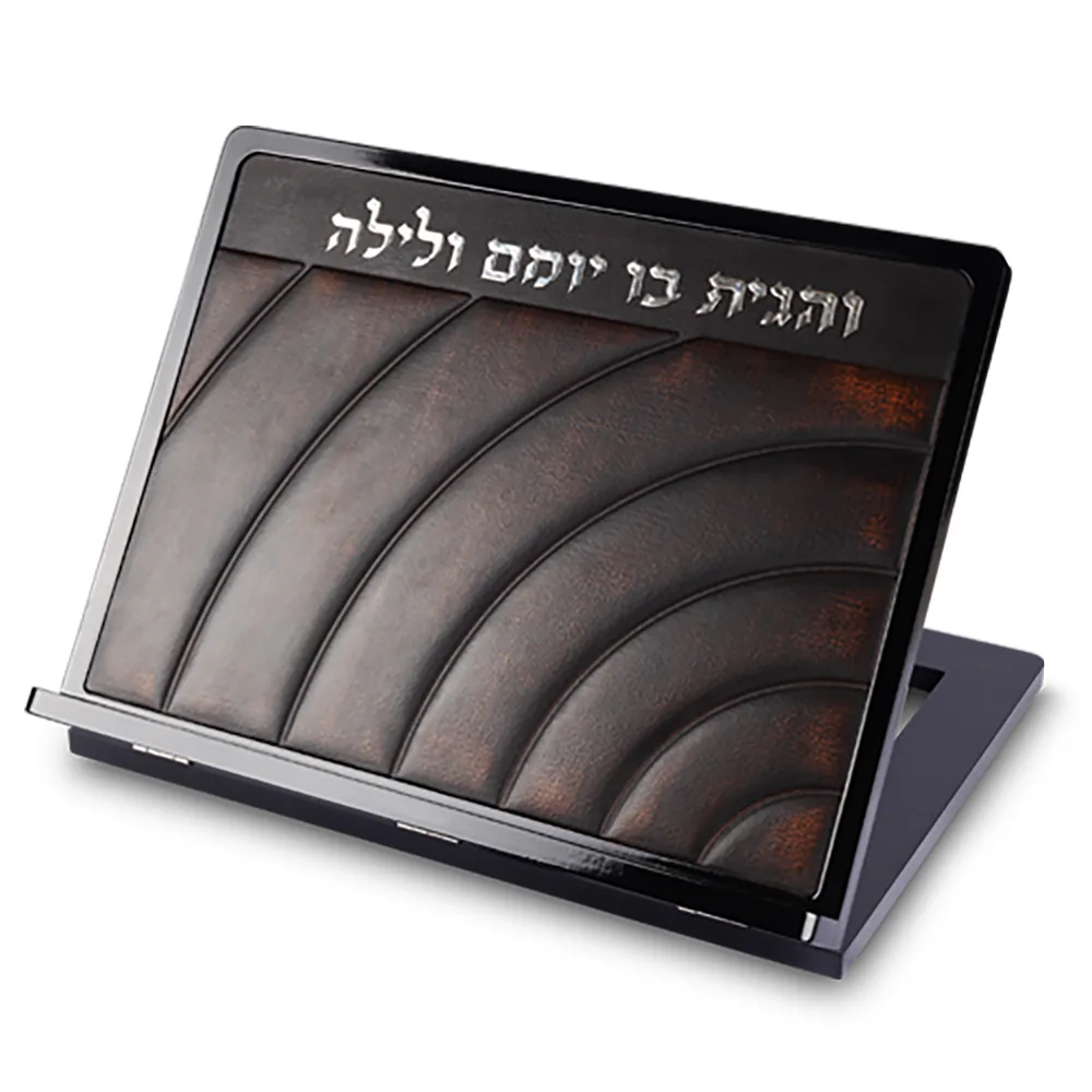 שטנדר מעץ עם פלקטה דמוי עור 38x31