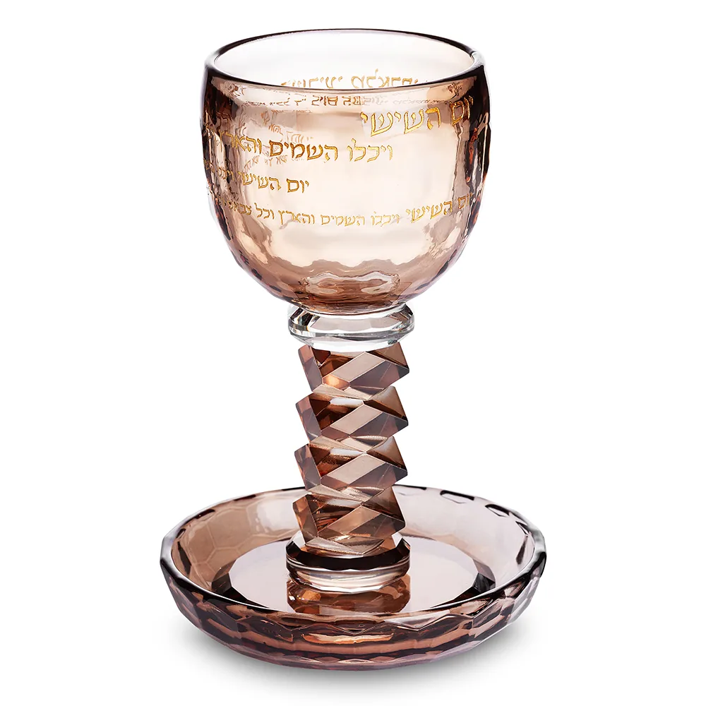 108 גביע קריסטל מהודר 16 ס"מ תכולה 100 מ"ל