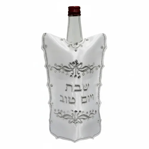 כיסוי לבקבוק יין סטן "עיטורים" 26 ס"מ
