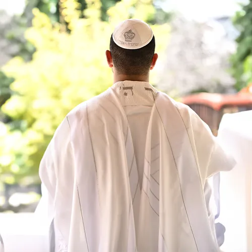 טלית דגם פאר כסוף — תמונה 1