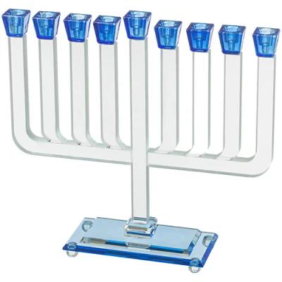 חנוכייה קריסטל מהודרת 33X35 ס"מ