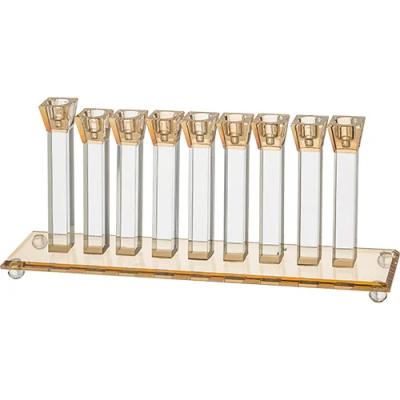 חנוכייה קריסטל מהודרת 16X39 ס"מ