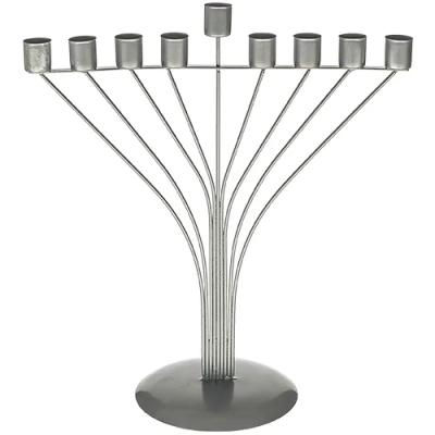 חנוכיית חוטים חבד לשמן - מוכספת 33X50 ס"מ