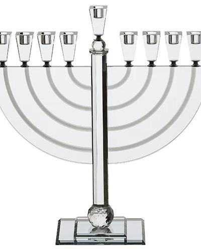 חנוכייה קריסטל מהודרת 50 ס"מ