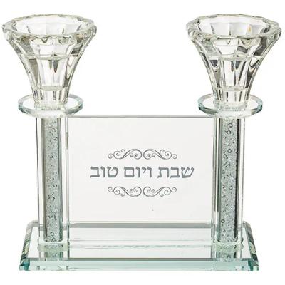 פמוטי קריסטל מהודרים 15 ס"מ