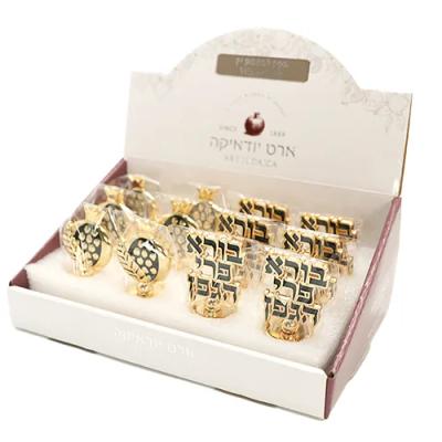 סטנד מעורב זהב פקק לבקבוק יין 12 יח