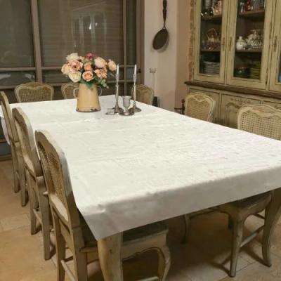 מפת שולחן מהודרת "שבת ויום טוב" 140x350 ס"מ