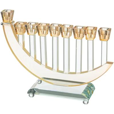 חנוכייה קריסטל מהודרת 20 ס"מ