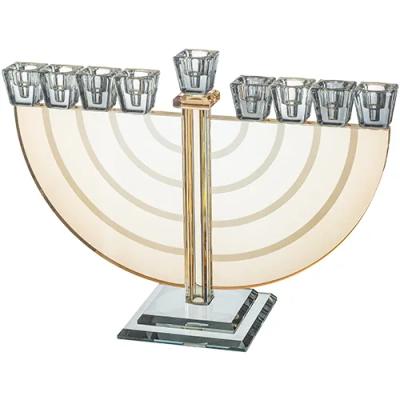 חנוכייה קריסטל מהודרת 22X30 ס"מ