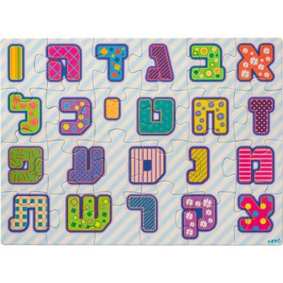 פאזל 24 חלקים לילדים "א"ב" 38X28 ס"מ