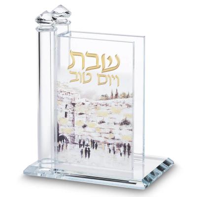 מעמד לגפרורים קריסטל הדפס ירושלים 11*14 ס"מ
