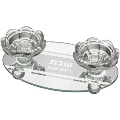 פמוטי זכוכית 17*10 ס"מ