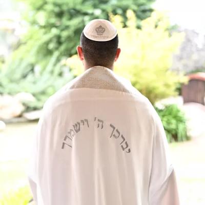 טלית דגם יברכך