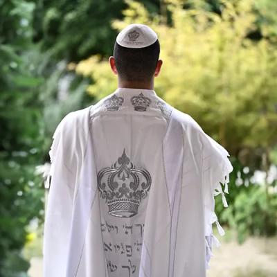 טלית דגם כתר ברכת הכוהנים