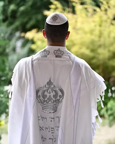 טלית דגם כתר ברכת הכוהנים