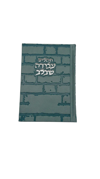 תהילים עבודה שבלב - כריכת כותל טורקיז